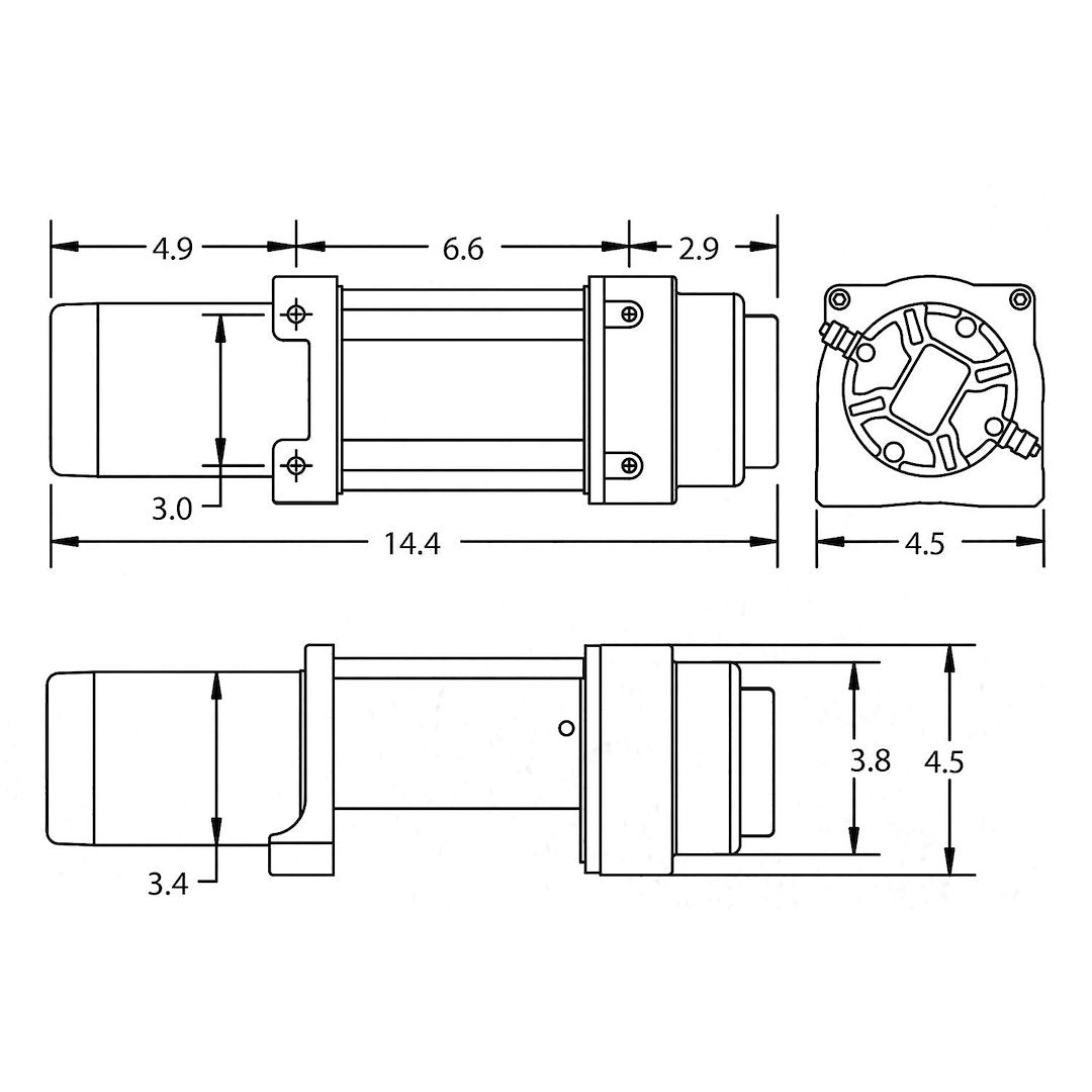 Superwinch 1145260 Terra Series Planetary Winch