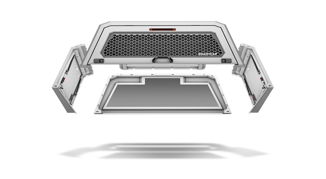 SmartCap EC1310-WH EVOc Commercial Bed Enclosure
