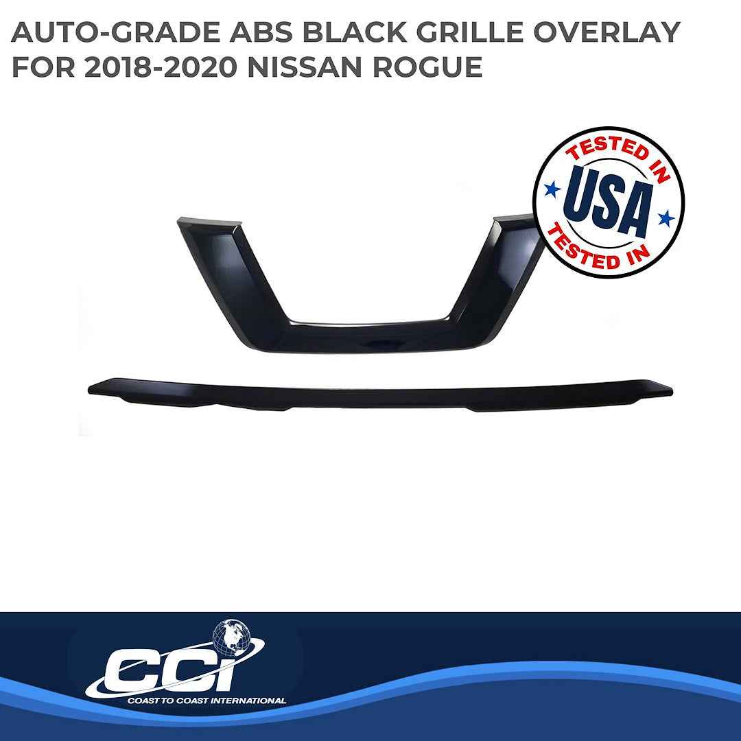 Coast To Coast GI491BLK Rogue Upper/Lower Gloss Mesh Grille Trim