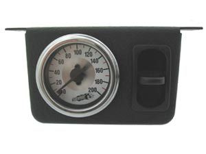 Air Lift 26161 Mechanical Front/Rear Gauge Panel, 0–200 PSI - image 1