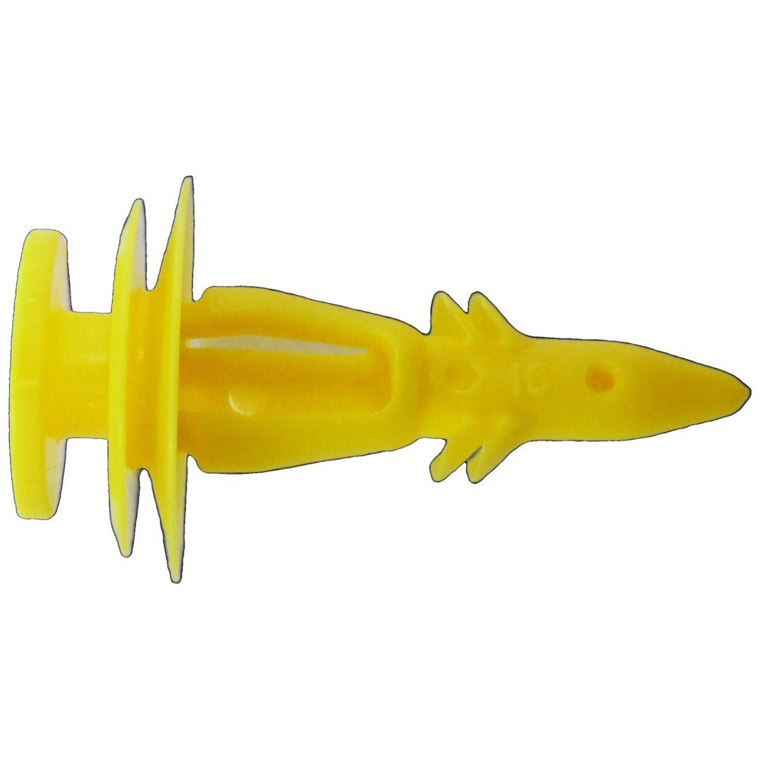 Crown Automotive 6502991 Yellow One-Piece Panel Pin, 17.7 mm Head - image 2