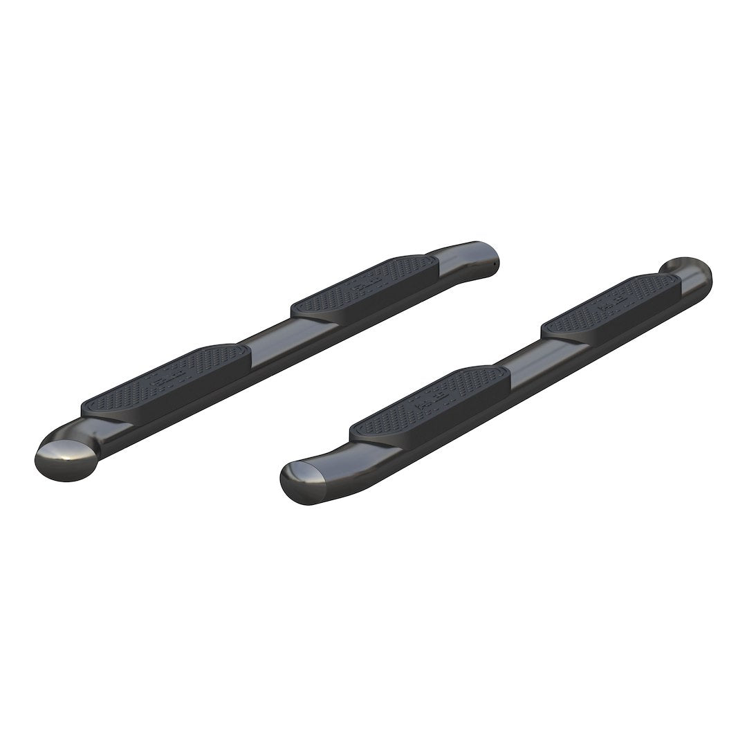 Aries S225044 Curved Black Oval Steel Side Steps, 4-Inch - image 2