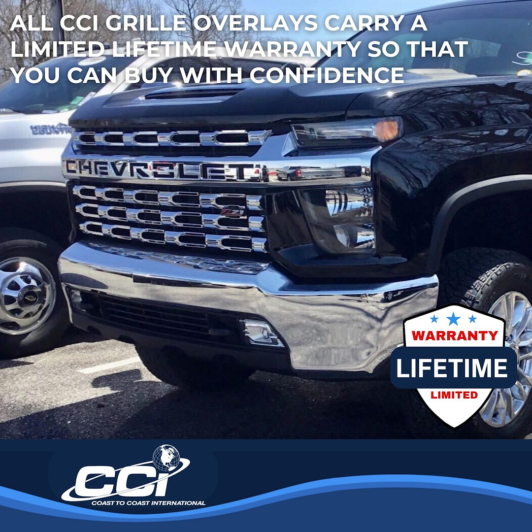 Coast To Coast GI168 Silverado 2500 Chrome Bar Grille Trim - image 3