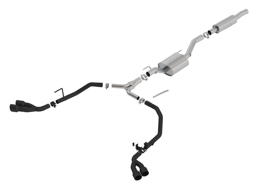 Borla 140816CB Gladiator ATAK Quad-Outlet Cat-Back - image 1