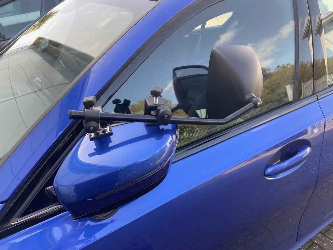 Milenco America Towing Mirror Pair - Rectangular, Black – MIL-6613