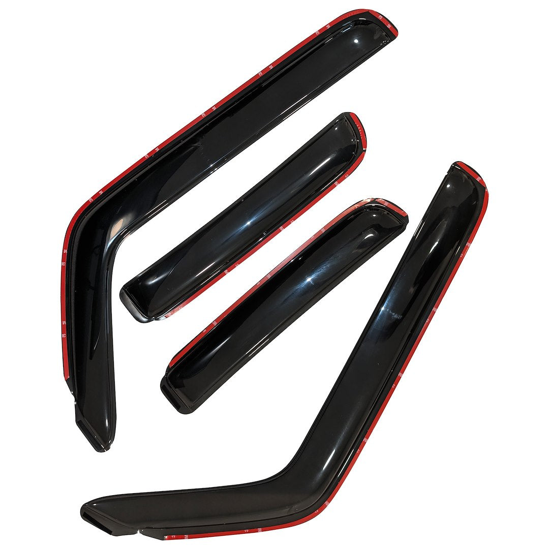 Black Horse Offroad 1494975IN Ford Crew Cab Four Smoke Window Guards - image 10