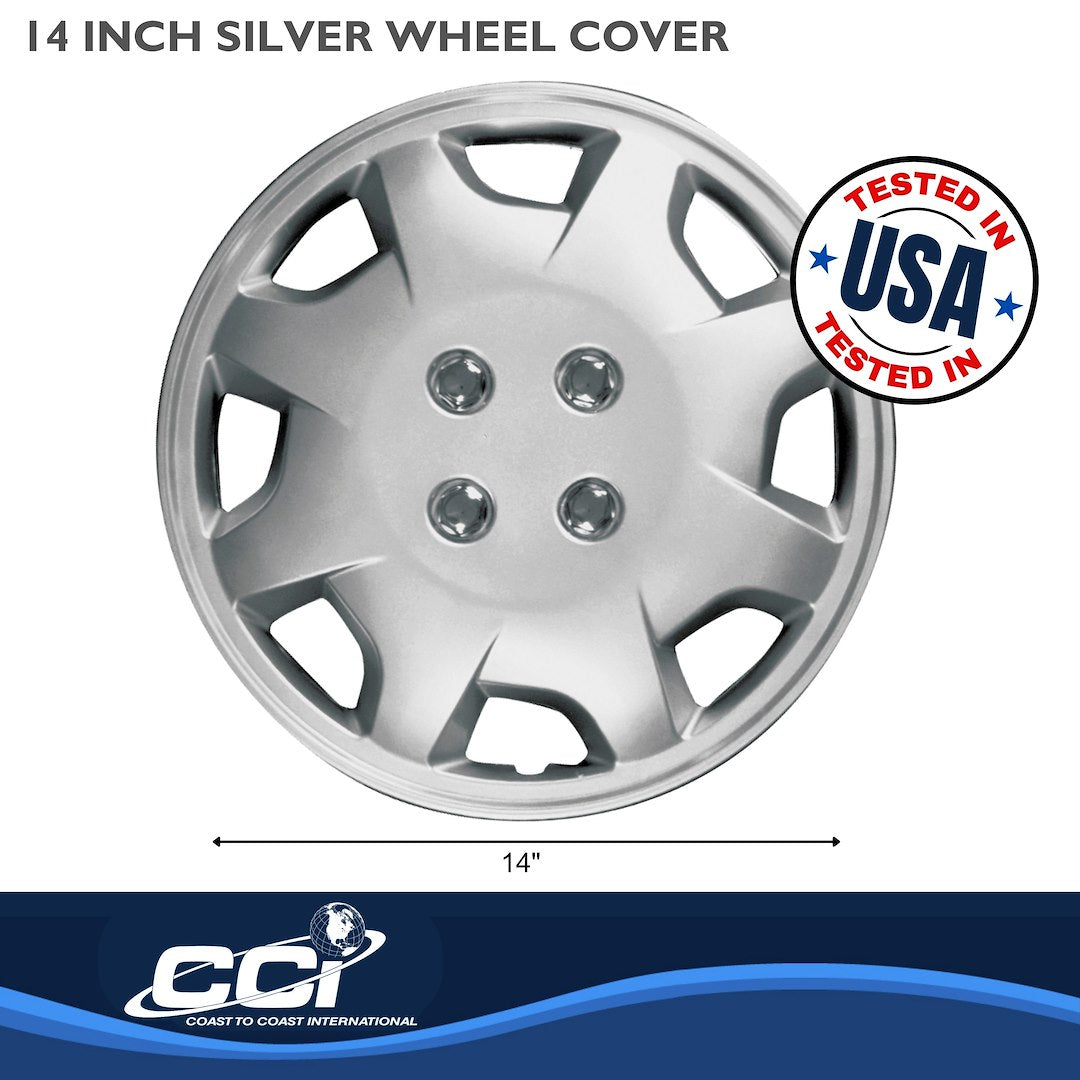 Coast To Coast 12414S Eight-Spoke Steel-Wheel Cover Set - image 2