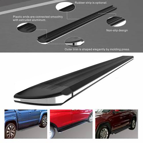 Black Horse Offroad EX-JPGC79 Exceed Chrome-Trim Fixed Board, 400 lb - image 5