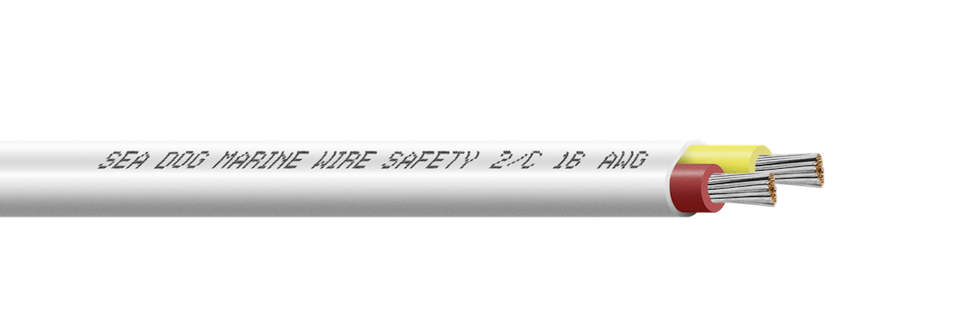Sea Dog 8016224 16-2 AWG Duplex Safety Cable