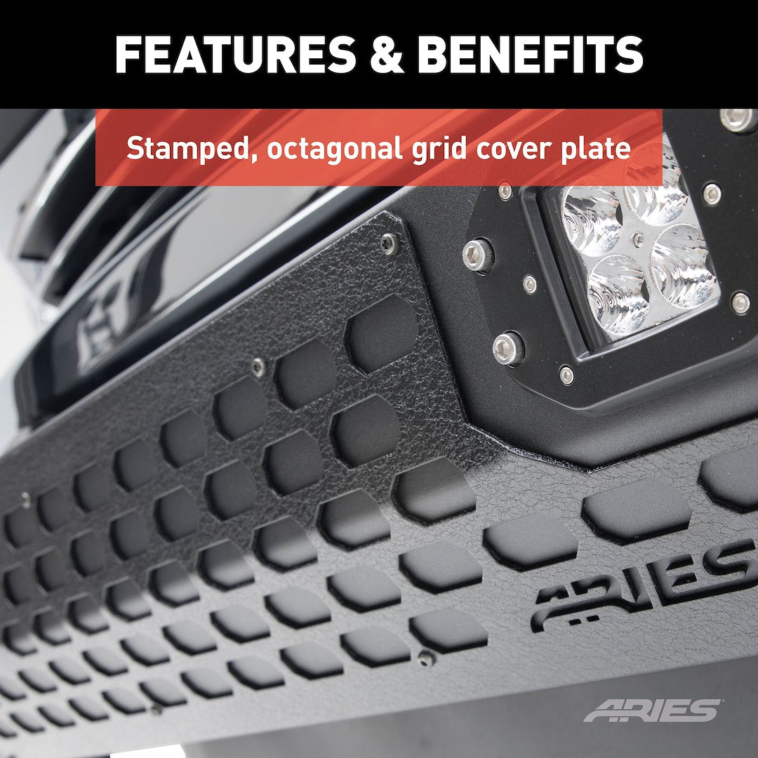 Aries 2163102 AdvantEDGE Aluminum Bull Bar With LED Lights - image 8