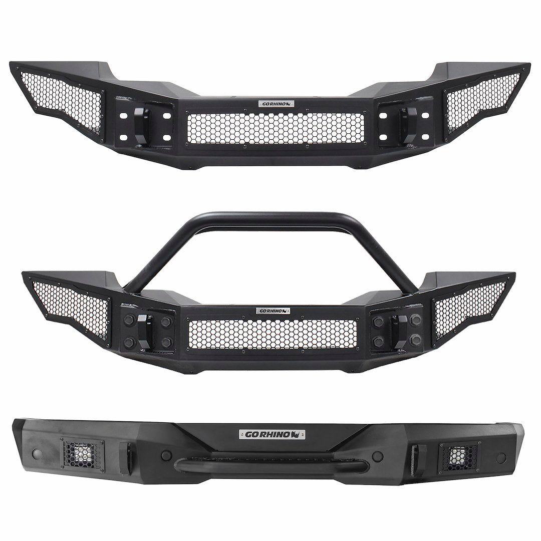 Go Rhino 331201T Rockline Full-Width Front Protection Bumper