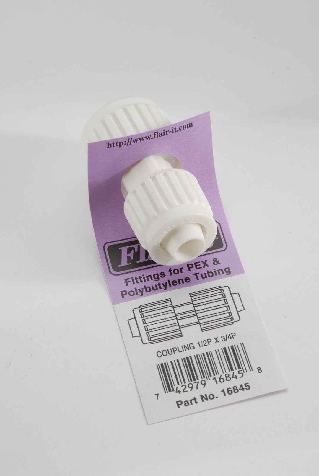Elkhart Supply 16845 Flair-It 1/2-Inch x 3/4-Inch Compression Coupling