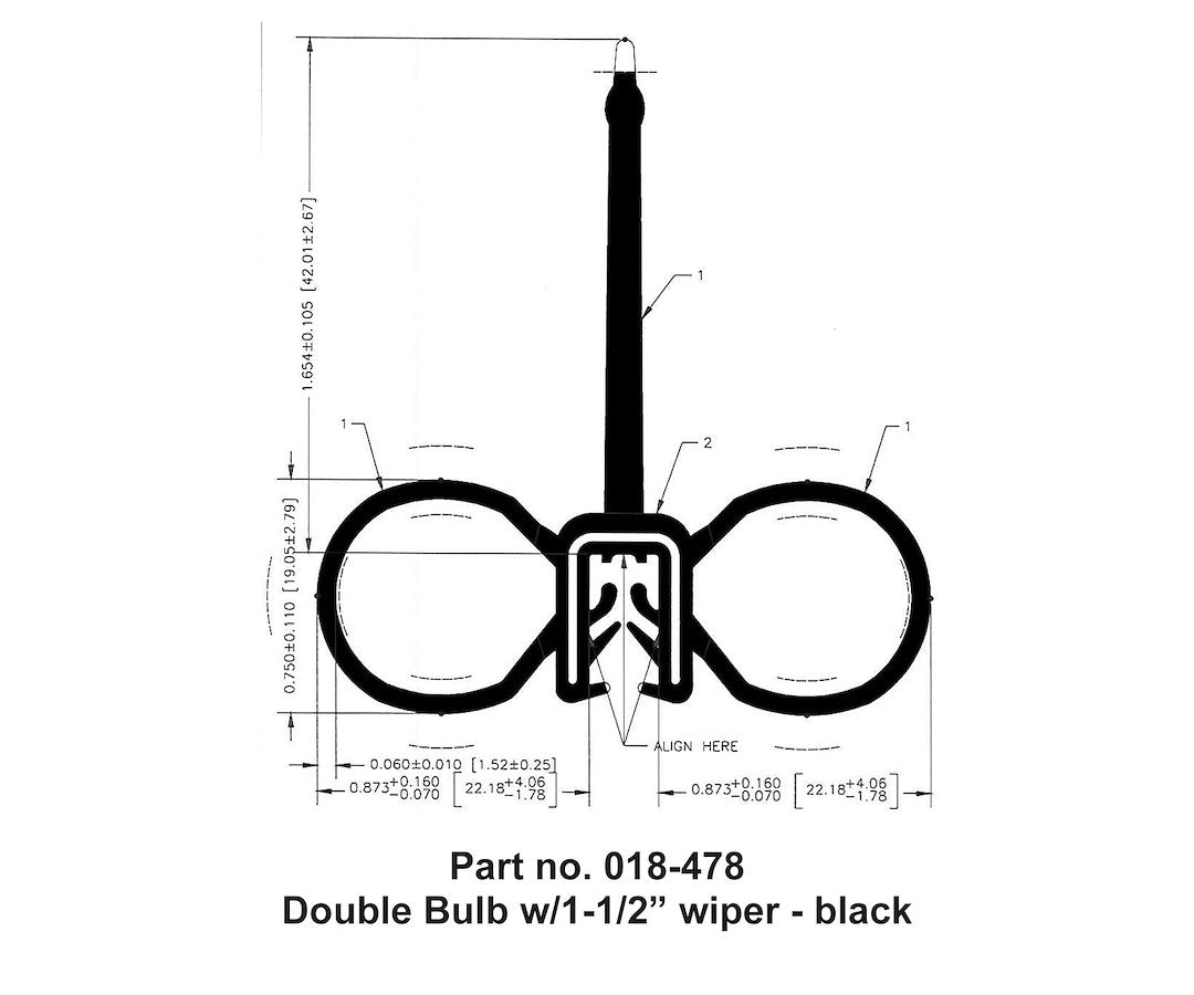 Ap Products 018-478 Slide Out Seal - image 2