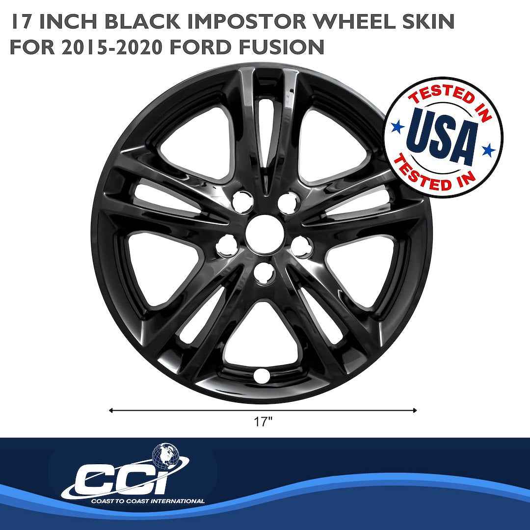 Coast To Coast IMP447BLK Fusion 17-Inch Ten-Spoke Skins