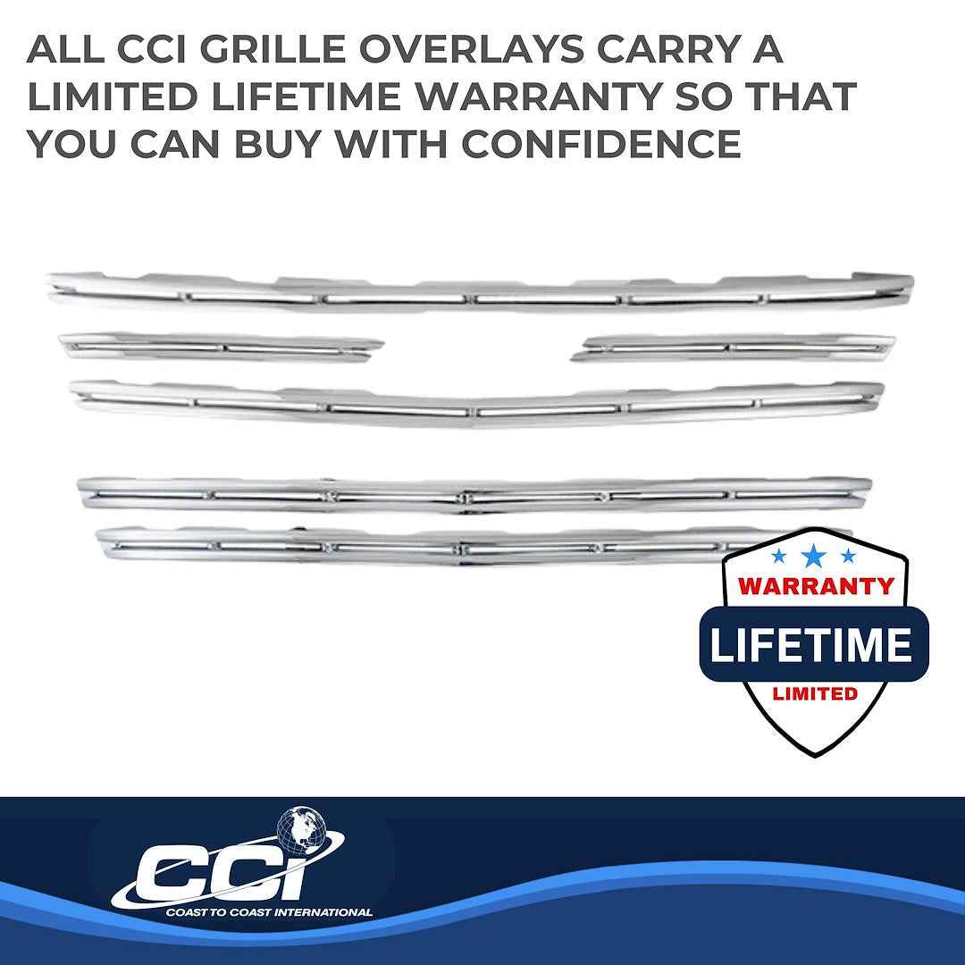 Coast To Coast GI117 Traverse Chrome Horizontal Grille Trim