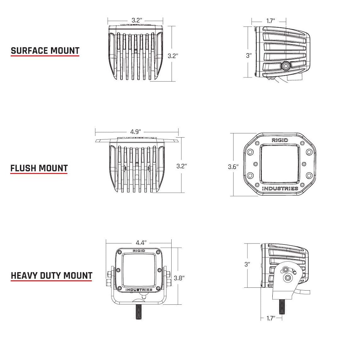 Rigid Lighting 504713 Driving/ Fog Light - image 3