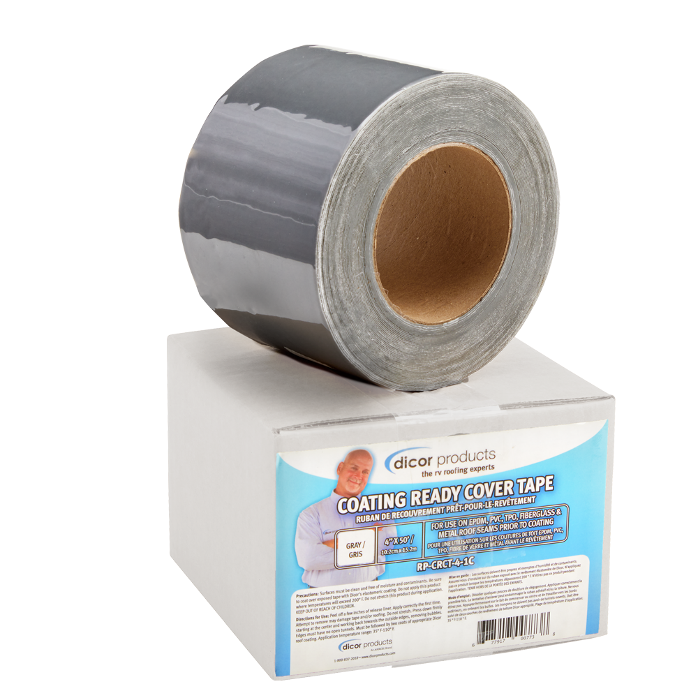 Dicor Roof Repair Tape - 4 in x 50 ft, Gray – RP-CRCT-4-1C