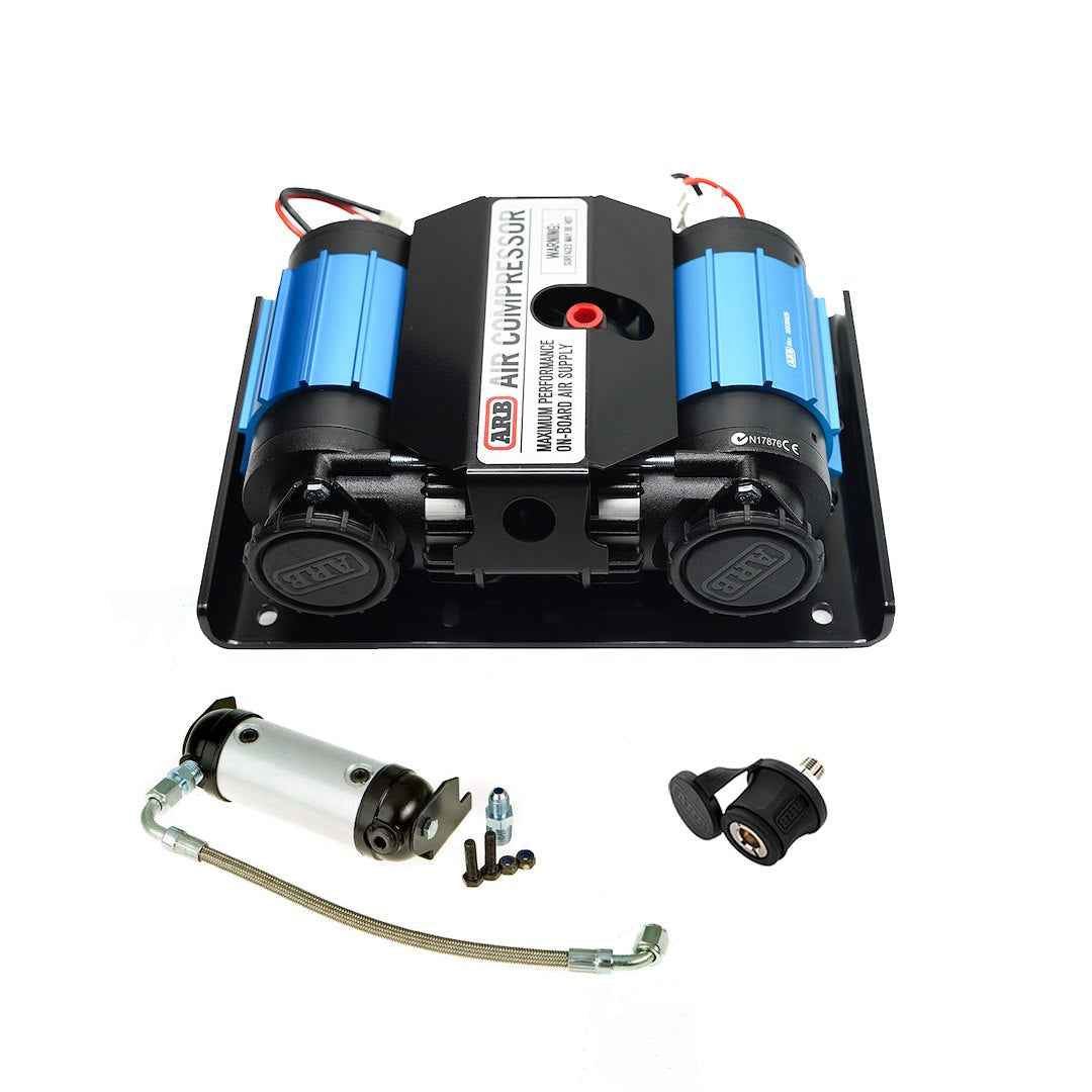 ARB CKMTA12BK1 Twin On-Board 150 PSI Compressor Kit, 12V