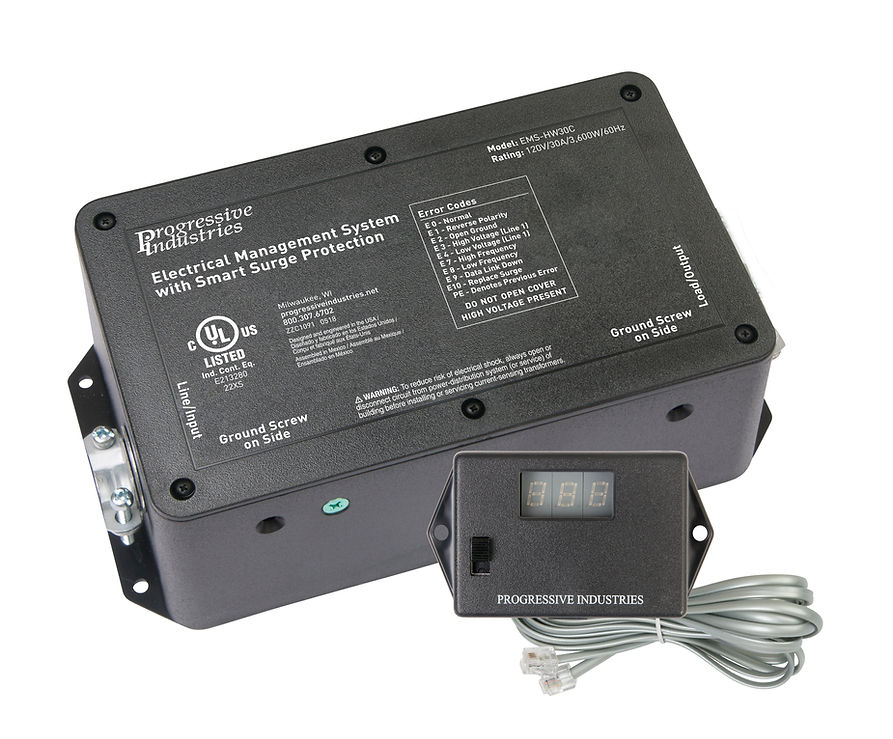 Progressive Industries Ems-Hw30c Surge Protector - image 1