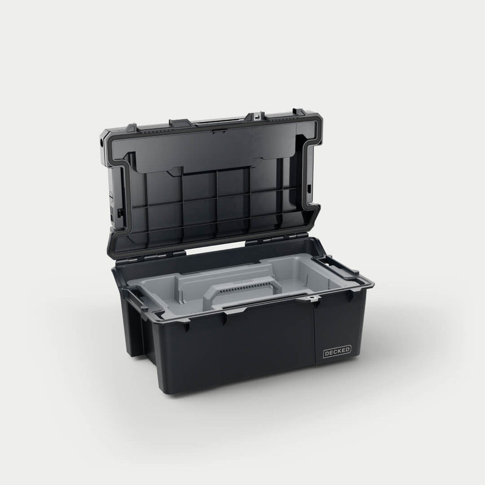 Decked A0010-SIXR-BLK Sixer 16 Portable Storage Box