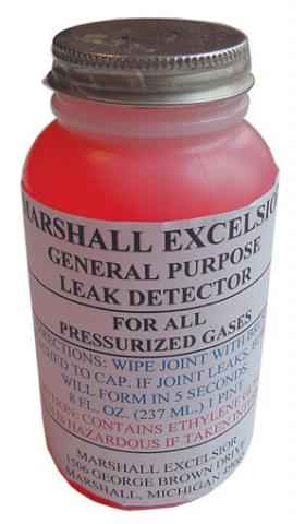 Marshall Excelsior MELD16 16-oz Pressurized-Gas Leak Detector Spray