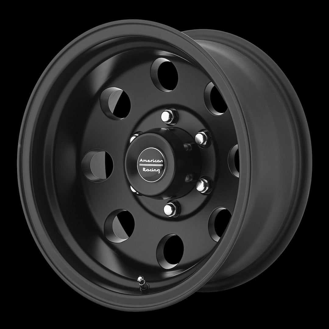 American Racing AR1725785B Satin Black Eight-Hole Wheel, 15x7