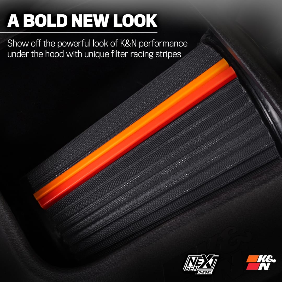 K&N 50-3101d NextGen Diesel Dryflow Intake System