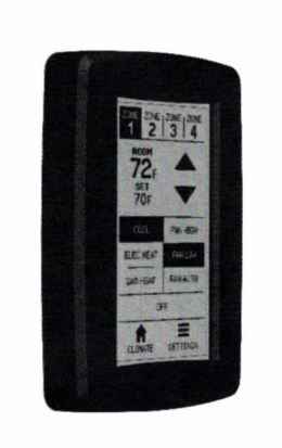 Coleman Mach 9420-330 Coleman-Mach Multi-Zone Wall Thermostat, Digital LCD, Black, AC & – image 3