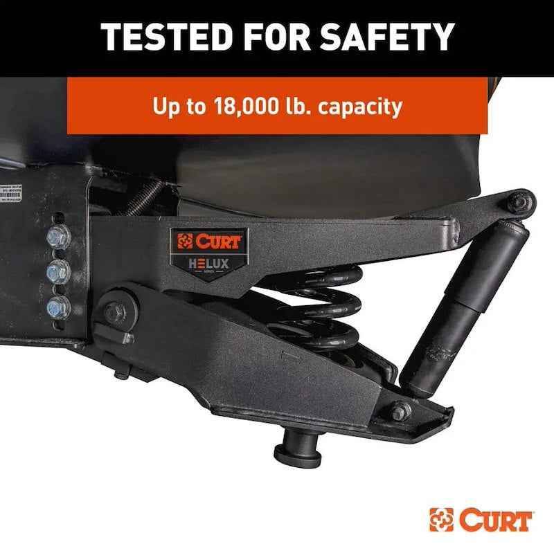 CURT 2024044569 Helux Air-Ride Gooseneck Fifth Wheel Trailer Hitch Pin Box – image 7