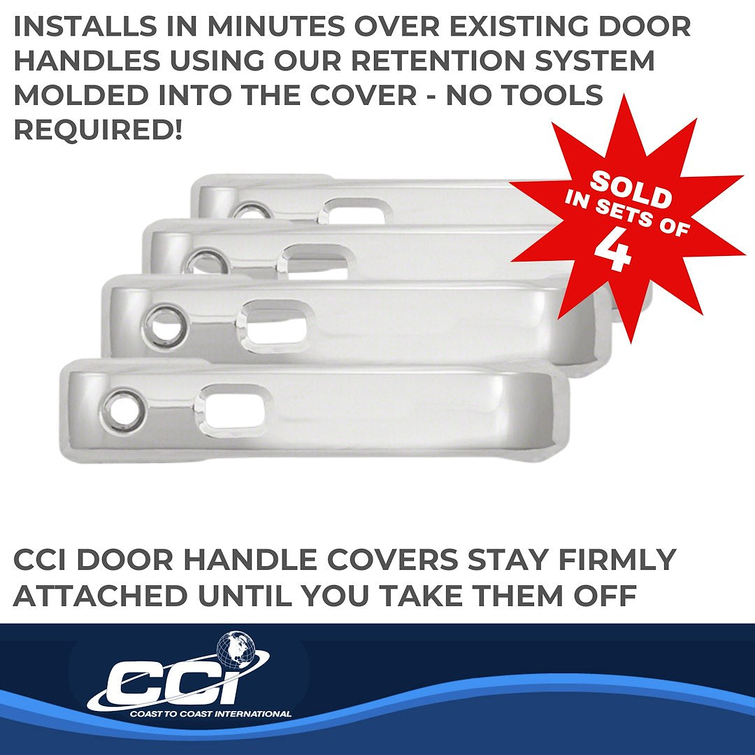 Coast To Coast DH68570S F-150 Smart-Key Chrome Lever Overlays - image 3