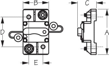 Sea Dog 830221 Hi-Amp Thermal Circuit Protector