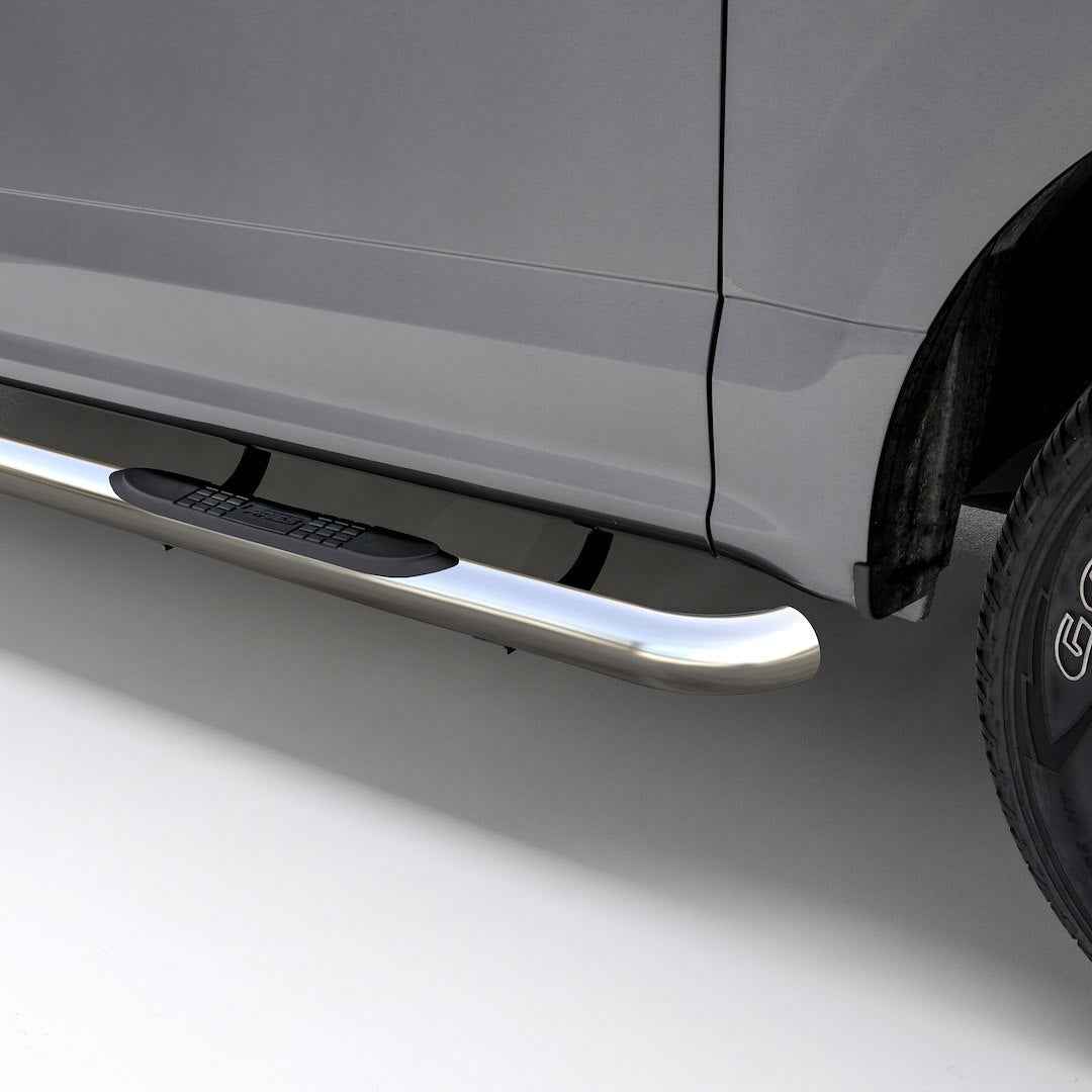 Aries 203043-2 Polished 3-Inch Round Stainless Side Steps