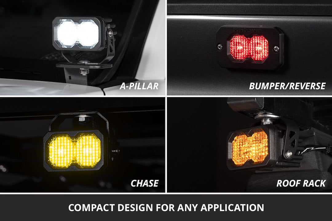 Diode Dynamics DD8104P C2 2.0 White Driving/Spot Pod Kit