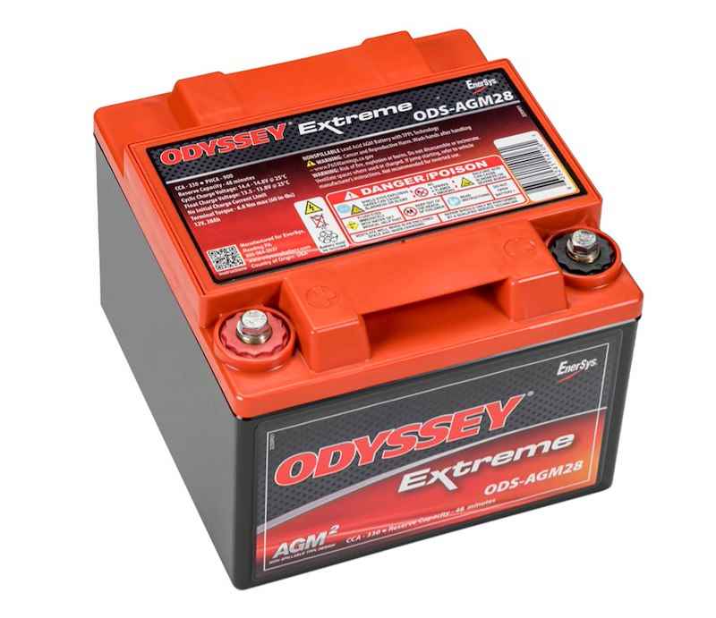 Odyssey Battery ODS-AGM28 AGM Powersports Battery Odyssey Group 28 28Ah 330CCA – image 1