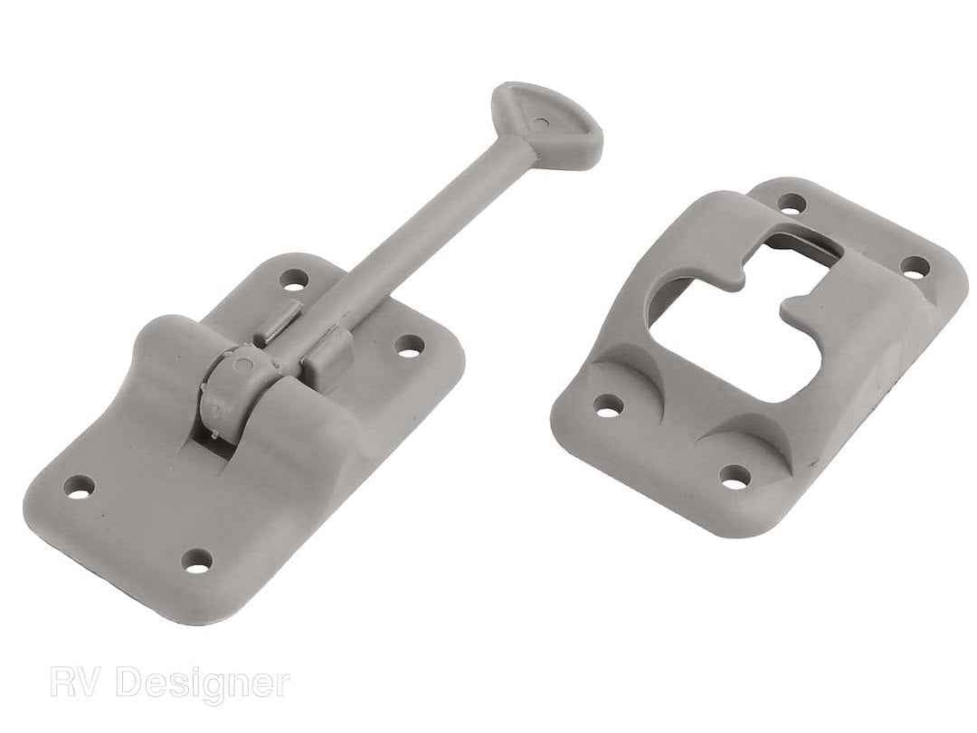 RV Designer E234 Gray 3-1/2-Inch T-Style Entry-Door Stay