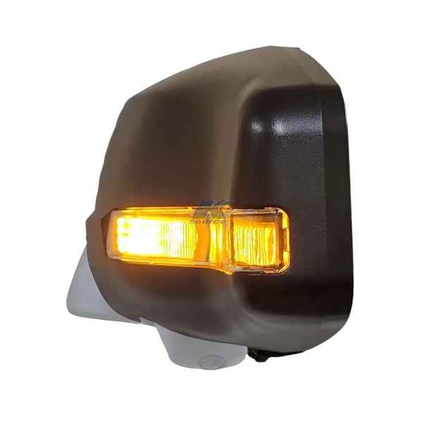 K-Source 81870 Textured Black Manual Tow Mirror Add-Ons, Pair