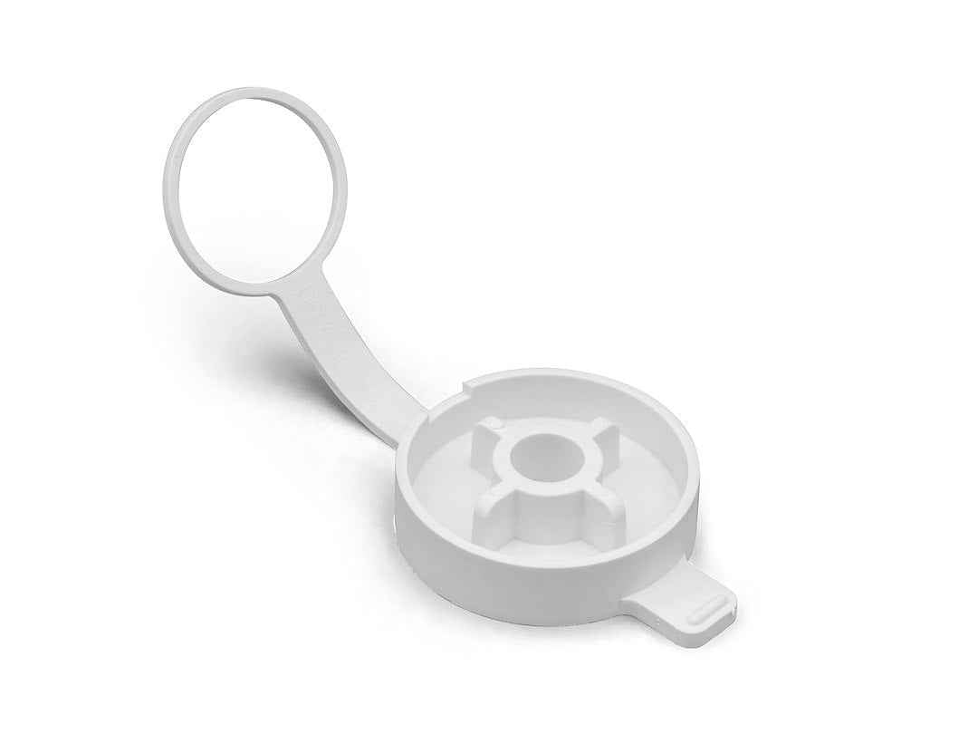 B&B Molders 94242 Polar White Universal Gravity Fill Rubber Cap
