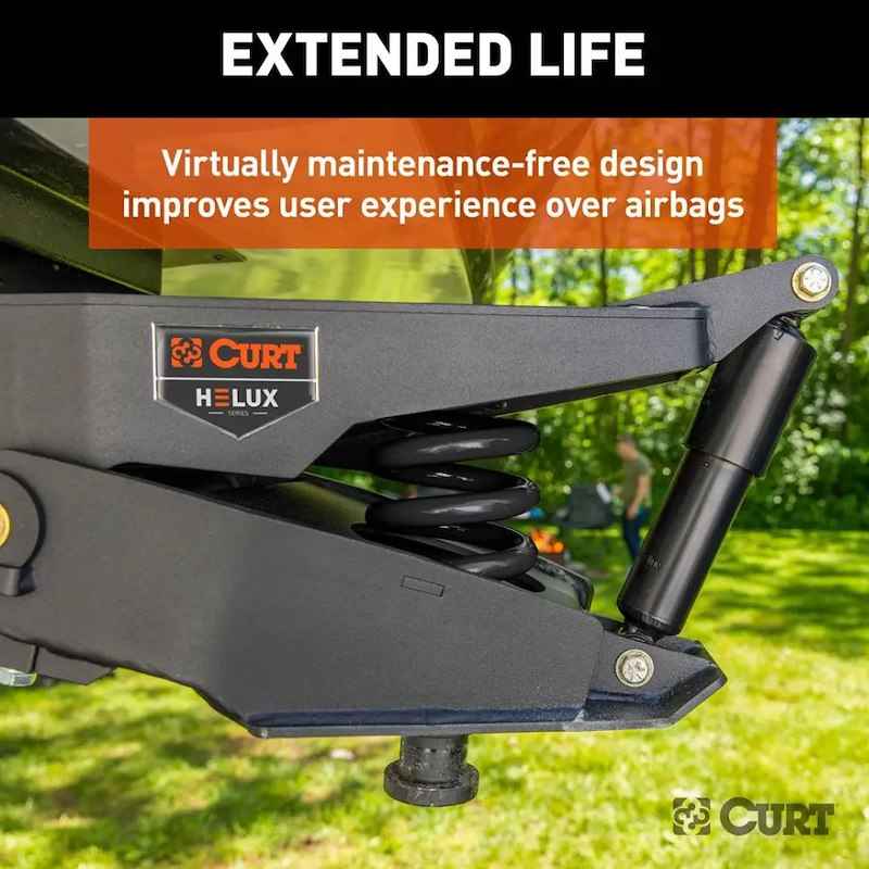 CURT 2024044569 Helux Air-Ride Gooseneck Fifth Wheel Trailer Hitch Pin Box – image 9