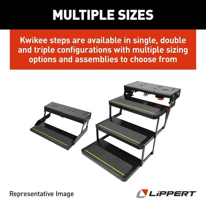 Lippert Components 365837 Kwikee Series 25 Triple Electric RV Step , 24" Wide, 300 lb – image 5