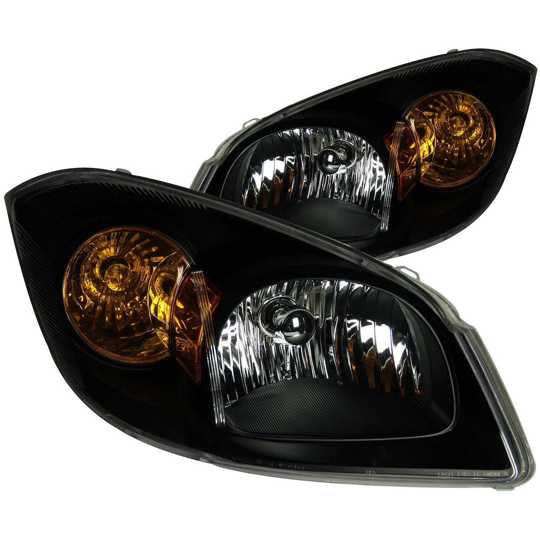 ANZO USA 121154 Cobalt Black Crystal Headlight Pair - image 1