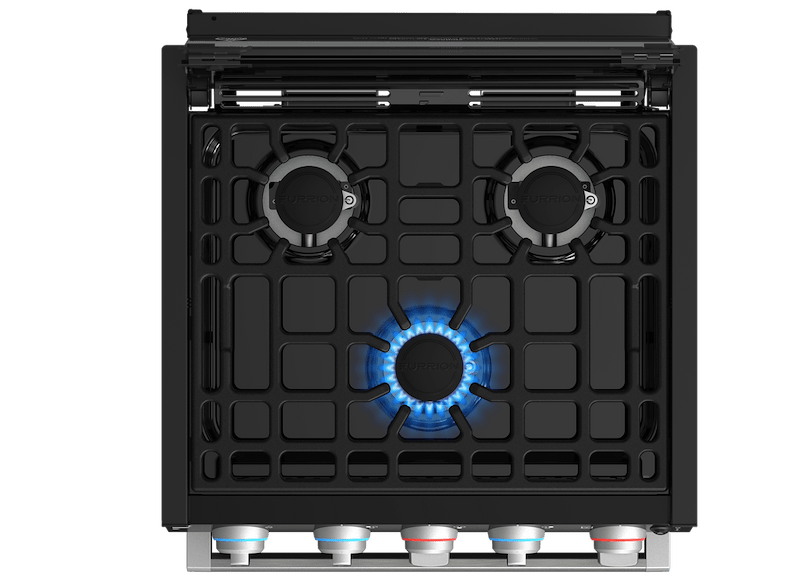 Furrion CF-RV17 Greystone 3-Burner Propane RV Range with Built-In Oven, Stainless Steel – image 2