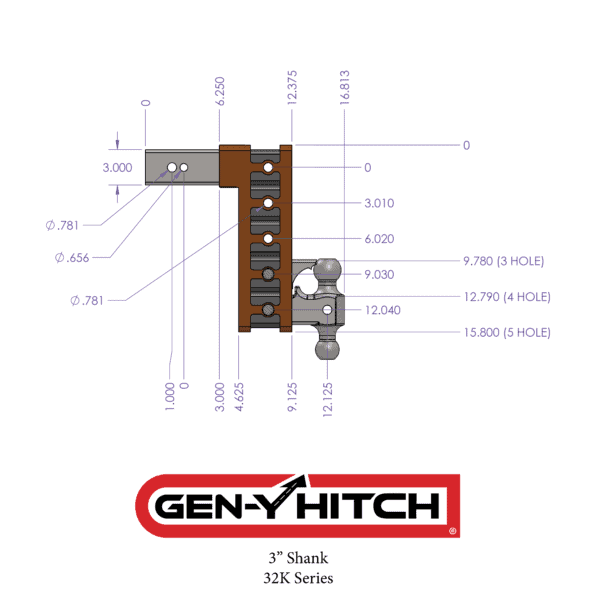 Gen-Y Hitch Gh-1623 Trailer Hitch Ball Mount - image 8
