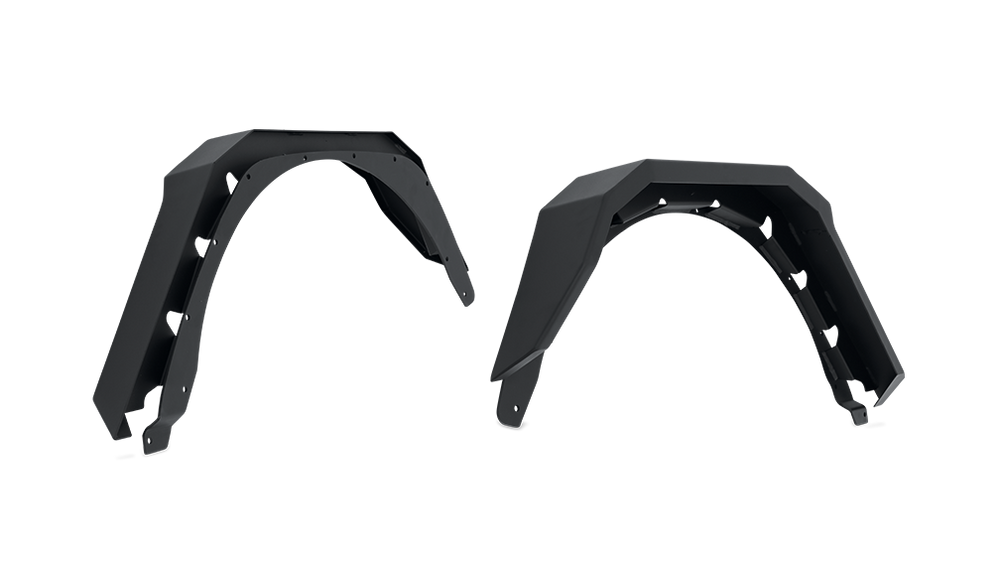 Body Armor JL-6103 Rear Flat Steel Flares, 5-3/4-in Coverage - image 1