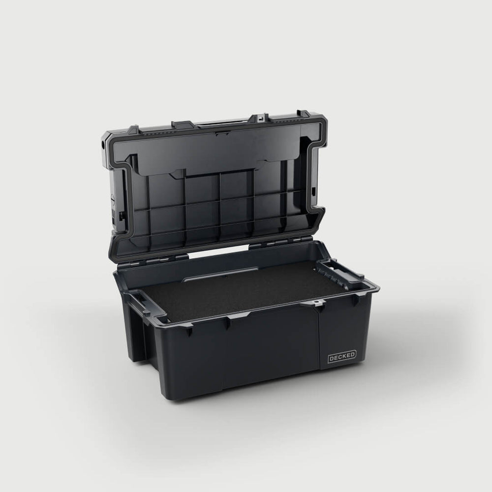 Decked A0010-SIXR-BLK Sixer 16 Portable Storage Box