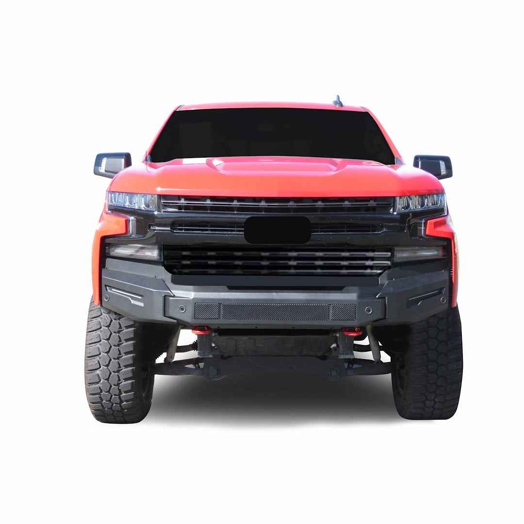 Black Horse Offroad AFB-SI20-BU Armour II Silverado Modular Front Bumper