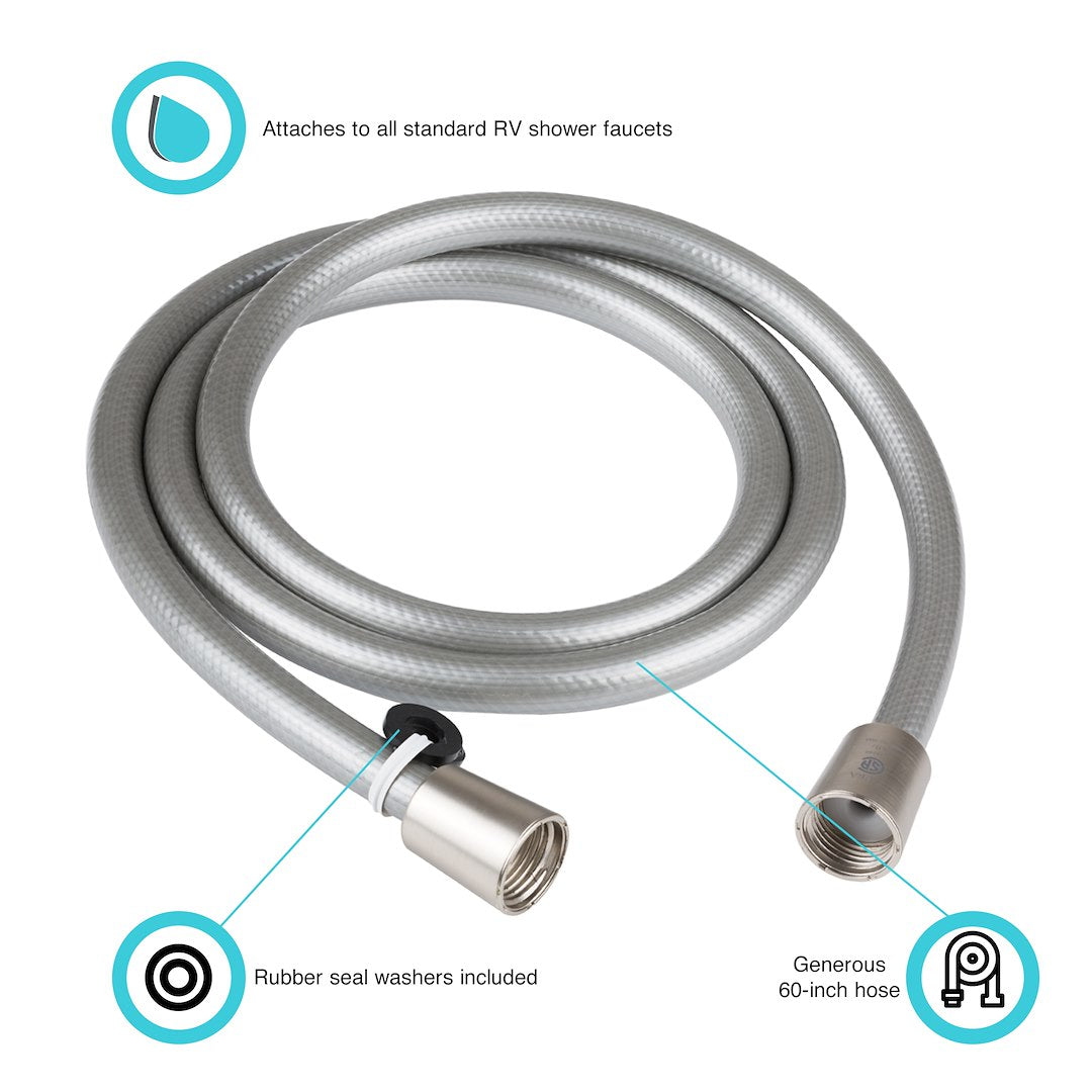 Dura Faucet Shower Head Hose (Dfsa230sn) – Length: 60 Inch