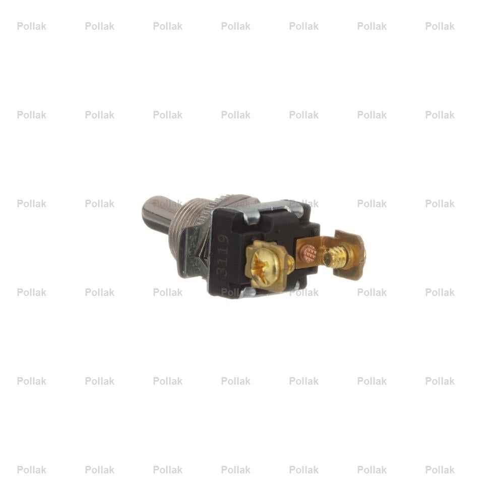 Pollak 34500V Compact Silver 20A SPST On/Off Toggle