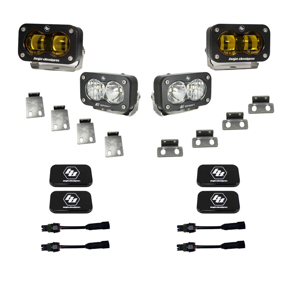 Baja Designs 448181 Four-Light S2 Fog-Pocket Package - image 1