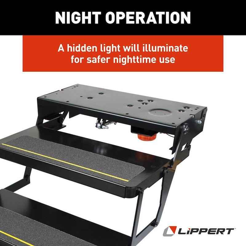 Lippert Components 365837 Kwikee Series 25 Triple Electric RV Step , 24" Wide, 300 lb – image 7