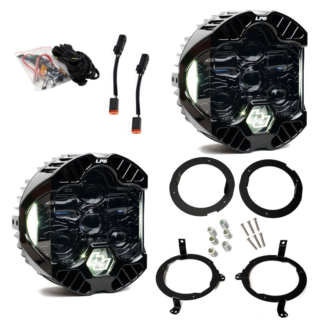 Baja Designs 448313 Jeep Factory-Halogen DOT LP6 LED Pair - image 1